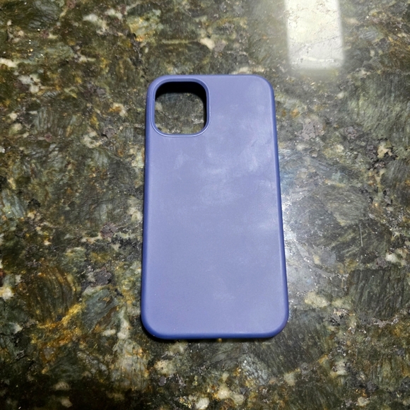 iPhone 12 Mini, Ornarto Silicone/Felt Microfiber, Soft Touch Slim Phone Case - Picture 2 of 8